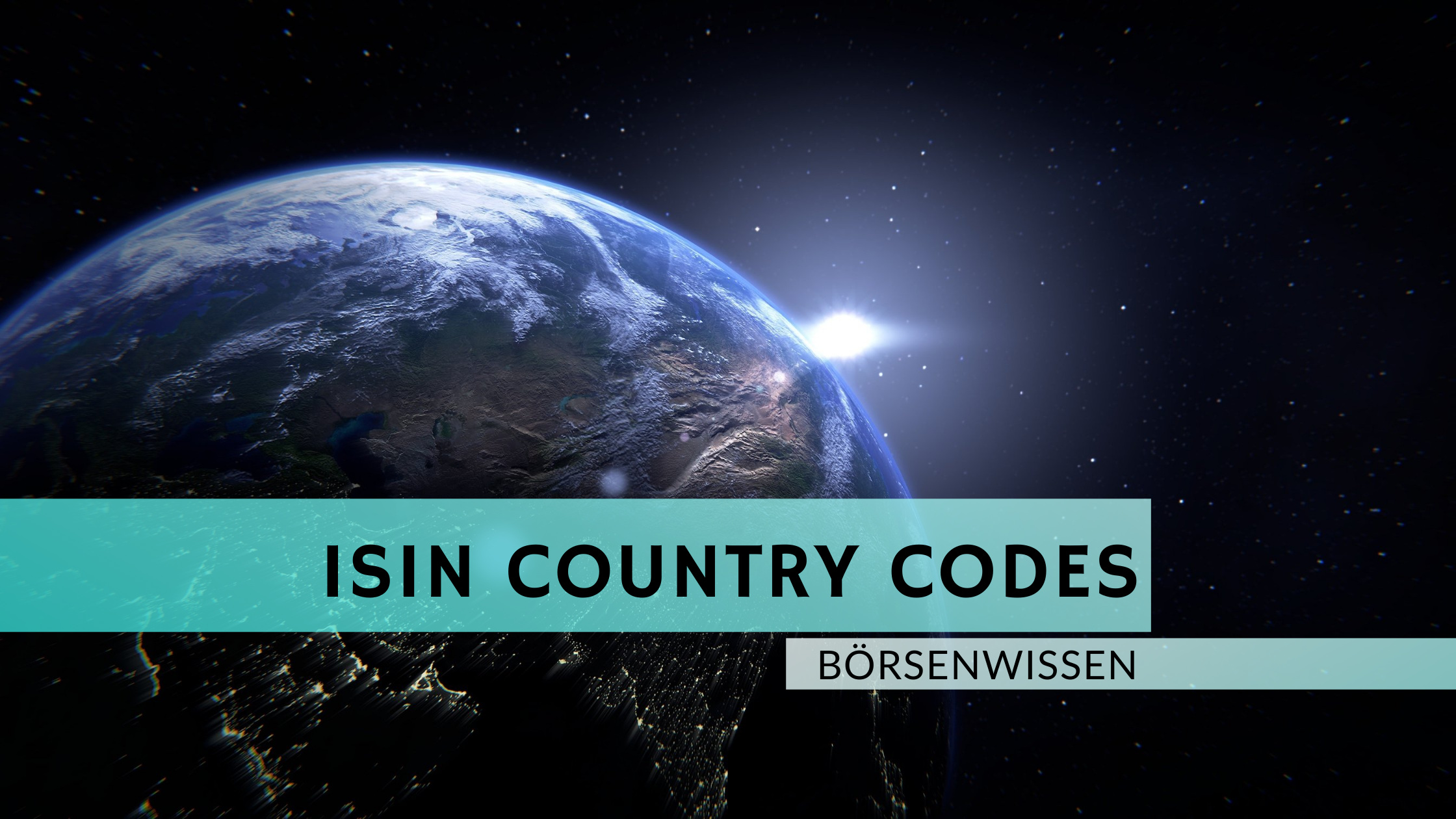 ISIN Internationale Wertpapierkennnummer - Country Codes
